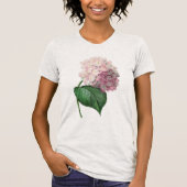 Hydrangea Flower Art Style T-Shirt (Voorkant)