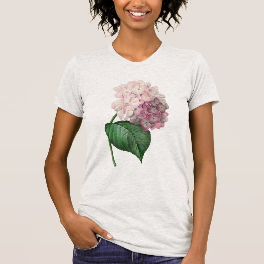Hydrangea Flower Art  Style T-Shirt (Voorkant)