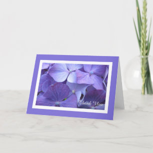 Hydrangea Flower Blank Dank u kaart