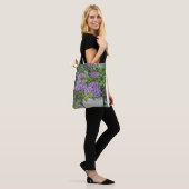 Hydrangea Flower Canvas tas (Op model)