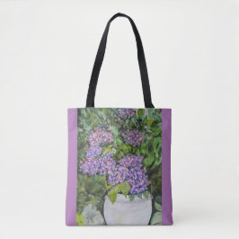 Hydrangea Flower Canvas tas