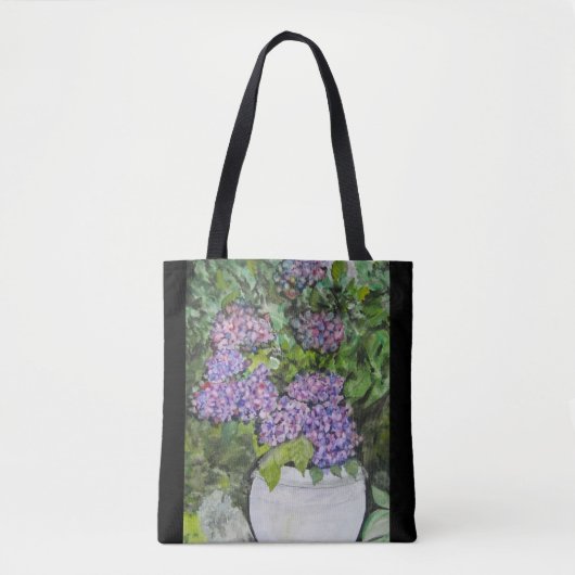 Hydrangea Flower Canvas tas (Voorkant)