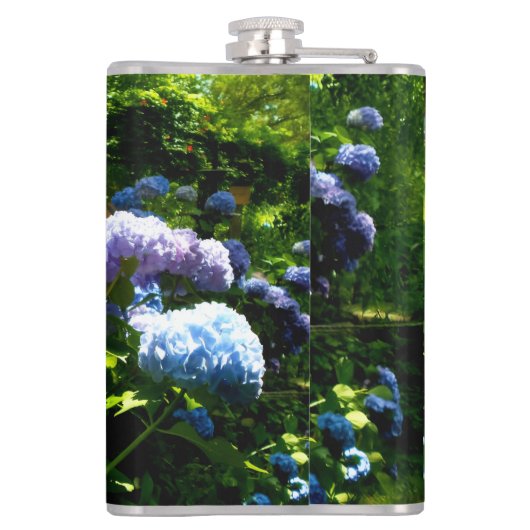 Hydrangea Flower Garden Heupfles (Achterkant)