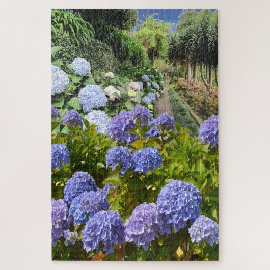 Hydrangea Flower Garden Jigsaw Puzzle Legpuzzel (Verticaal)