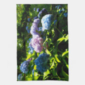 Hydrangea Flower Garden Kitchen Towel Theedoek (Verticaal)