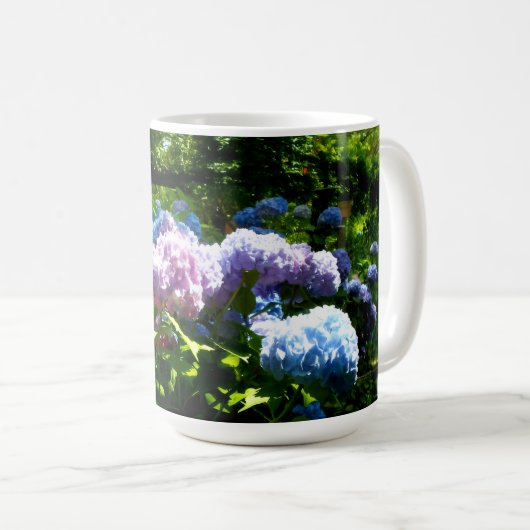 Hydrangea Flower Garden Mug Koffiemok (Voorkant rechts)