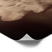 Hydrangea Flower in Sepia Poster (Hoek)