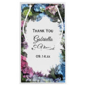 Hydrangea Flower Lijst Weddenschap Hartelijk dank Klein Cadeauzakje (Achterkant)