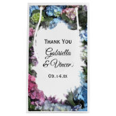 Hydrangea Flower Lijst Weddenschap Hartelijk dank Klein Cadeauzakje (Voorkant)