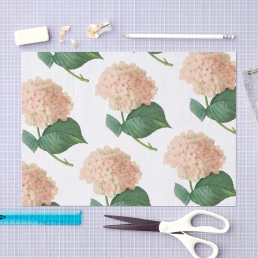 Hydrangea Flower Pattern Tissuepapier (Craft)