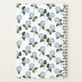 Hydrangea Flower Personalized Journal Notebook Notitieboek (Achterkant)