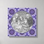 Hydrangea Flower Petal Abstract Voeg je eigen foto Canvas Afdruk (Voorkant)