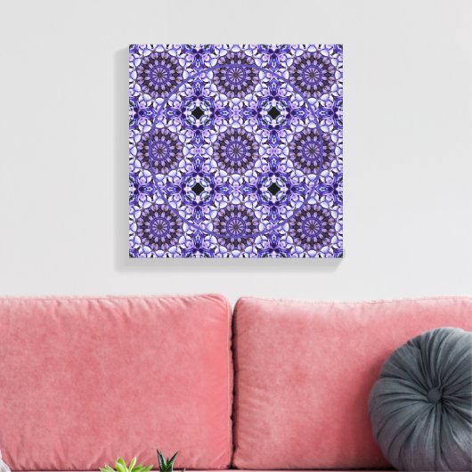 Hydrangea Flower Petal Abstract Voeg je eigen foto Canvas Afdruk (Insitu (Woonkamer))