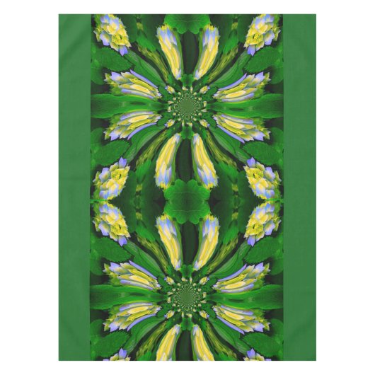 Hydrangea Flower Swirl Tablecloth Tafelkleed (Voorkant)