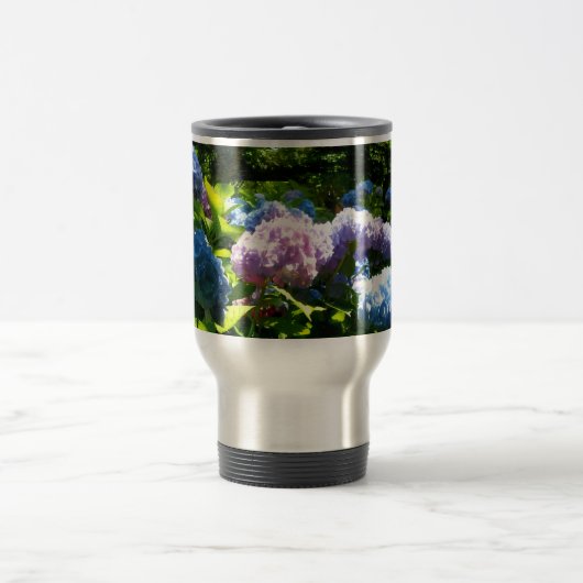 Hydrangea Flower Travel Mug Reisbeker (Center)