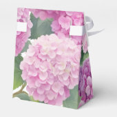 Hydrangea Flowers Baby shower Bedankdoosjes (Achterkant)