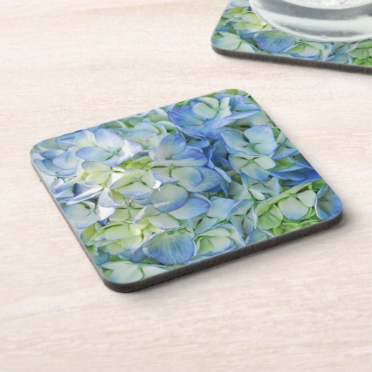 Hydrangea Flowers Beverage Coasters Bier Onderzetter (Linkerzijde)
