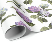 Hydrangea Flowers Cadeaupapier (Rol Hoek)