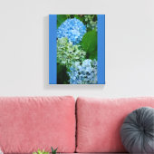 Hydrangea Flowers Canvas Afdruk (Insitu (Woonkamer))