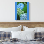 Hydrangea Flowers Canvas Afdruk (Insitu (Slaapkamer))