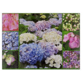 Hydrangea Flowers Collage-15x11 Cutting Board Snijplank (Voorkant)