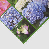 Hydrangea Flowers Collage-TISSUE WRAPPING PAPER Tissuepapier (Detail)