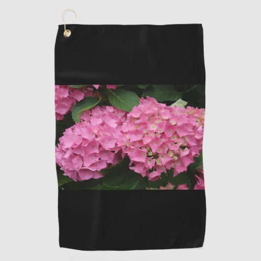 Hydrangea Flowers golfhanddoek (Voorkant)