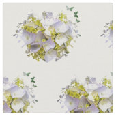 Hydrangea Flowers in een hart Stof (Close Up)
