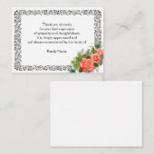 Hydrangea Flowers na begrafenis Dank u wel kaarten Notitiekaartje (Voorkant / Achterkant)