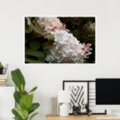 Hydrangea Flowers Pink Photography Poster (Thuiskantoor)