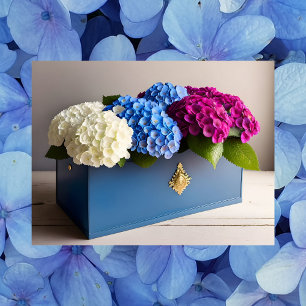 Hydrangea Flowers, Postcrossing Briefkaart
