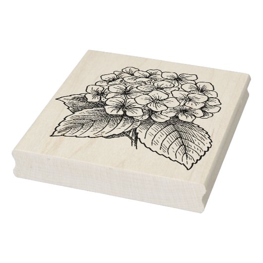Hydrangea Flowers Rubberstempel (Stempel)