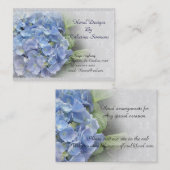 Hydrangea flowers visitekaartje (Voorkant / Achterkant)
