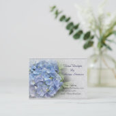 Hydrangea flowers visitekaartje (Staand voorkant)