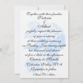 Hydrangea FORMELE WEDDINGINVITATIE Kaart (Voorkant)