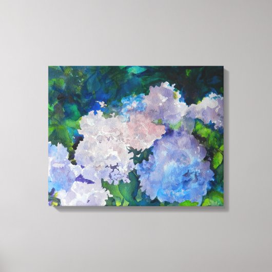 Hydrangea Garden Art Print (Voorkant)