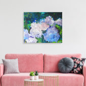 Hydrangea Garden Art Print (Insitu (Woonkamer))