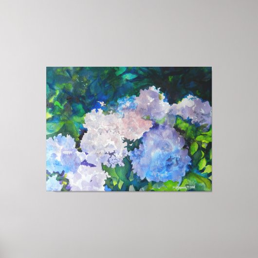 Hydrangea Garden Art Print (Voorkant)