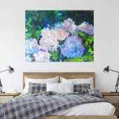 Hydrangea Garden Art Print (Insitu (Slaapkamer))