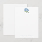 Hydrangea Garden Notitiekaartje (Voorkant / Achterkant)