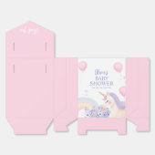 Hydrangea Garden Rainbow Unicorn Baby shower Bedankdoosjes (Ongevouwen)