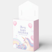 Hydrangea Garden Rainbow Unicorn Baby shower Bedankdoosjes (Open)