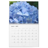 HYDRANGEA GARDENS Calendar Blue Hydrangeas Kalender (Mar 2027)