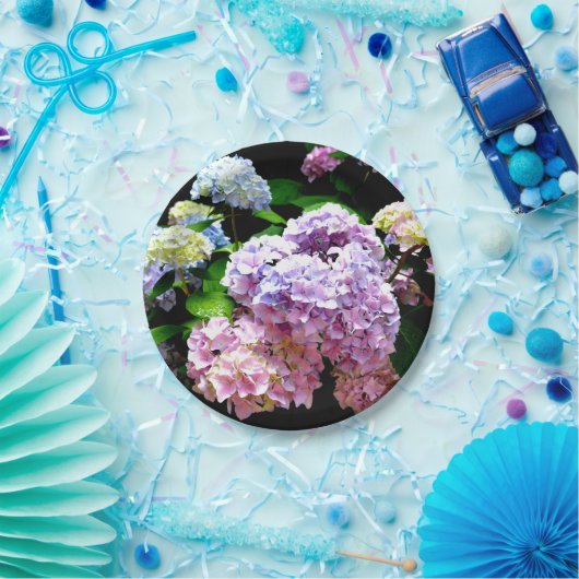 Hydrangea Gardens Papieren Bordje (Feest)