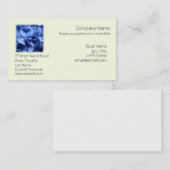 Hydrangea Generieke template voor visitekaartjes (Voorkant / Achterkant)