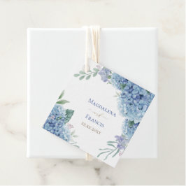 Hydrangea geometrisch lijst | bruiloft bedankjes labels