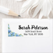 Hydrangea gepersonaliseerd etiket (Insitu)