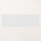 Hydrangea & Gingham Yoga Mat (Voorkant (horizontaal))
