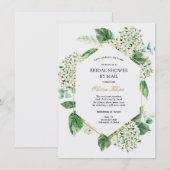 Hydrangea Gold Lijst Vrijgezellenfeest per Mail Kaart (Voorkant / Achterkant)