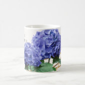 Hydrangea & Goud Elegante Bloemstuk Persoonlijk Koffiemok (Center)